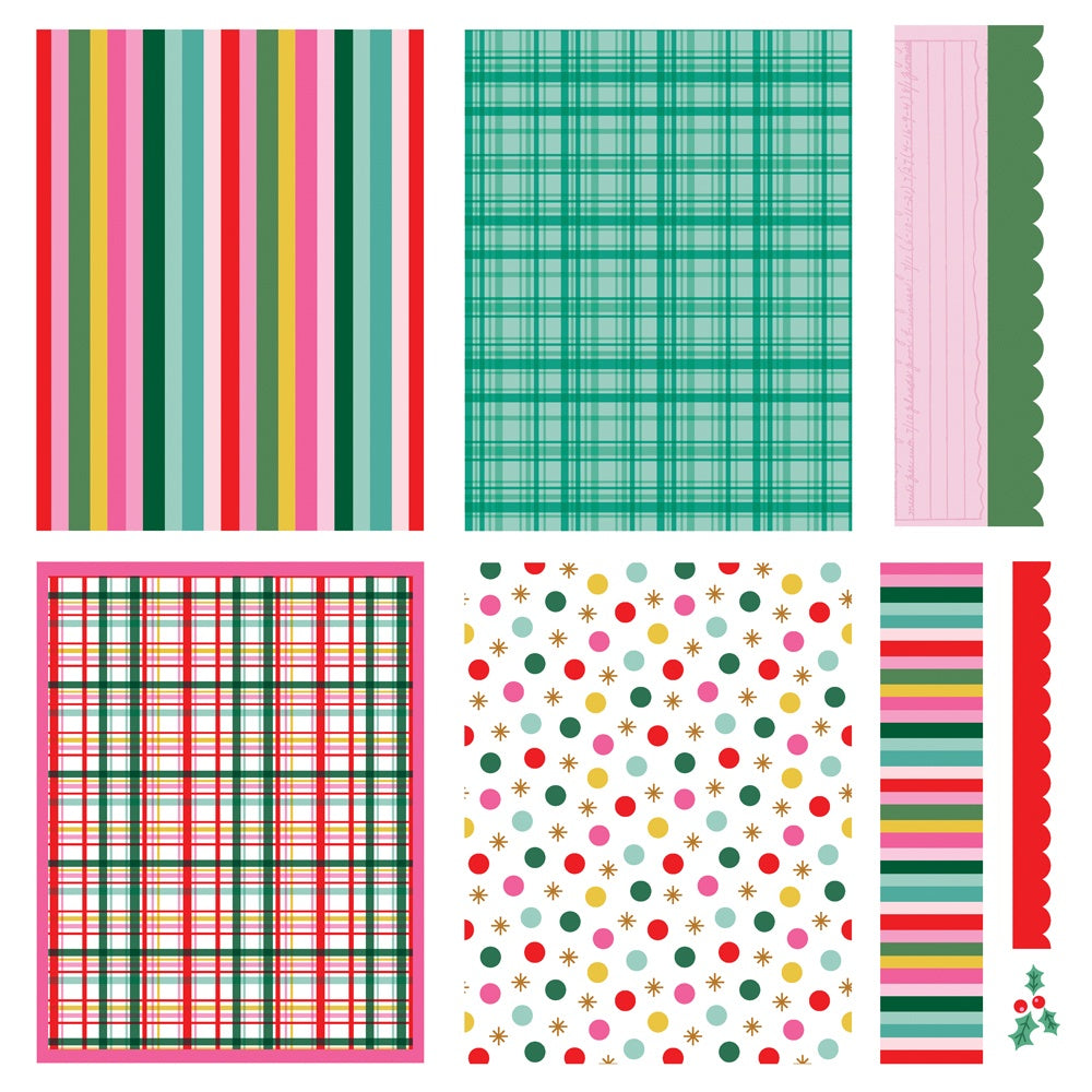 Simple Stories Simple Cards HARD CANDY CHRISTMAS Card Kit