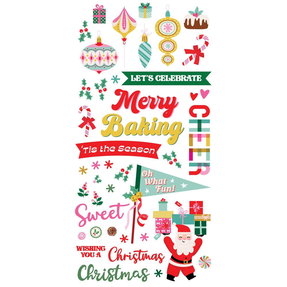 Simple Stories Simple Cards HARD CANDY CHRISTMAS Card Kit