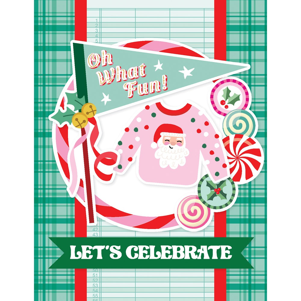 Simple Stories Simple Cards HARD CANDY CHRISTMAS Card Kit