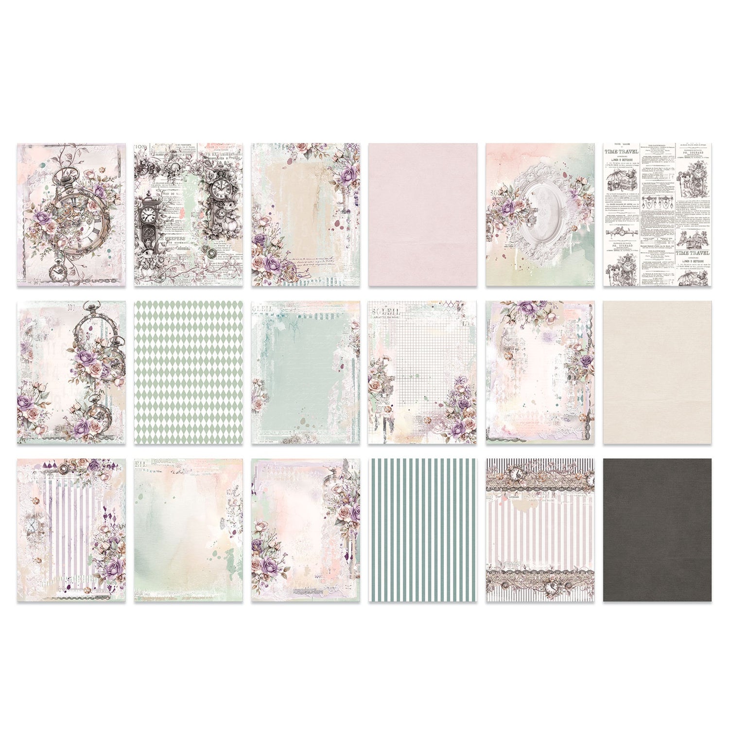 49 and Market ECHOES OF TIME 6X8 Collection Paper Pack