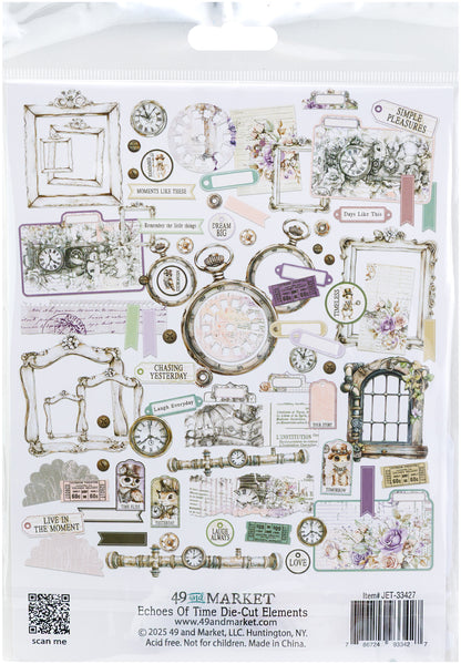 49 and Market ECHOES OF TIME Die-Cut Elements 83pc