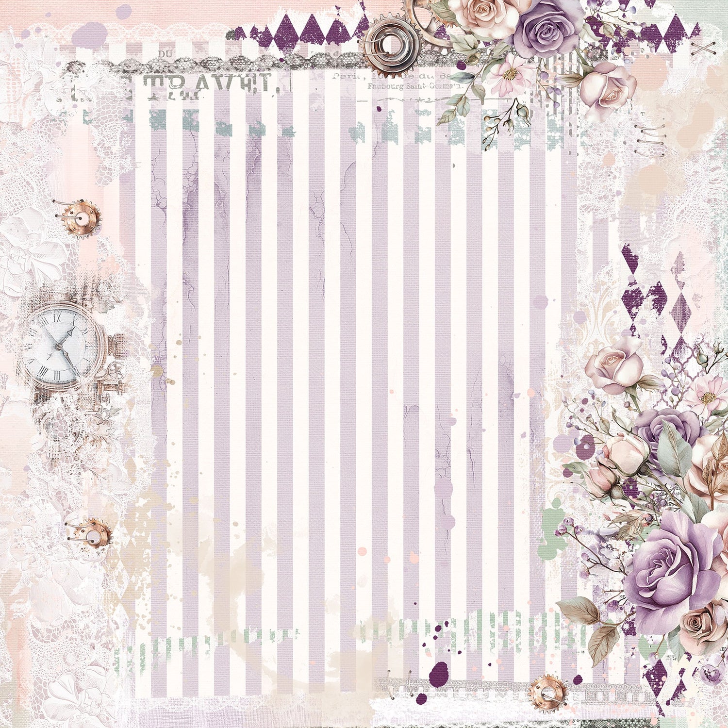 49 and Market ECHOES OF TIME 12X12 Collection Paper Pack