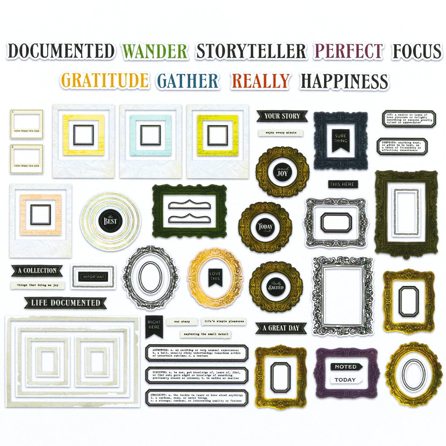 49 and Market Vicki Boutin DOCUMENTED Frame Necessities 81pc