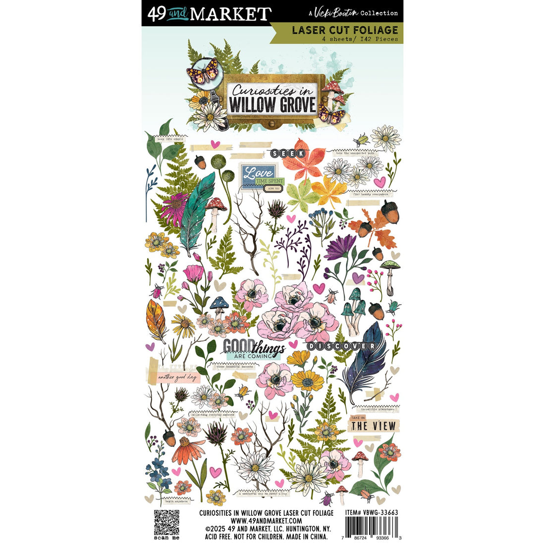 49 and Market Vicki Boutin CURIOSITIES IN WILLOW GROVE Laser Cut Foliage