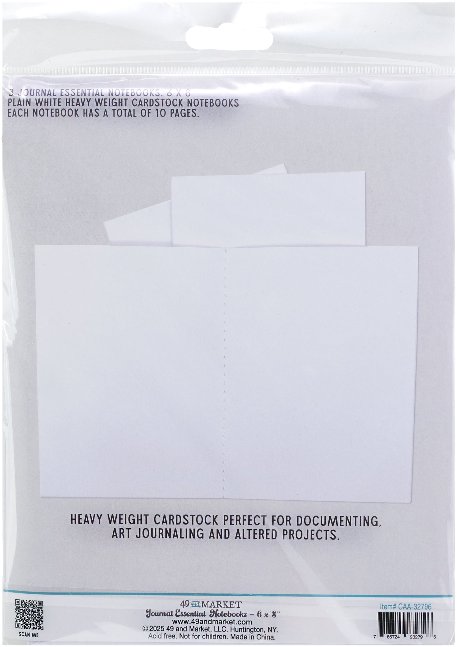 49 and Market JOURNAL ESSENTIAL 6”X8” Notebooks 3pc