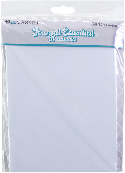 49 and Market JOURNAL ESSENTIAL 6”X8” Notebooks 3pc