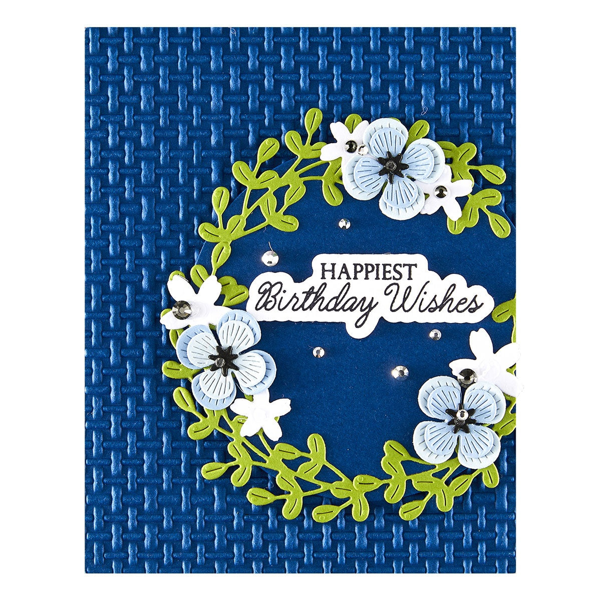Spellbinders LINEN 3D Embossing Folder 5.5X8.5