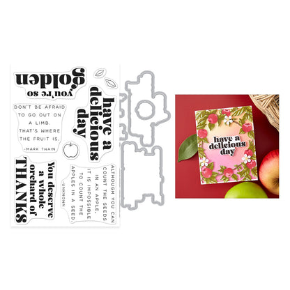 Hero Arts YOU’RE GOLDEN Stamp &amp; Cut Set