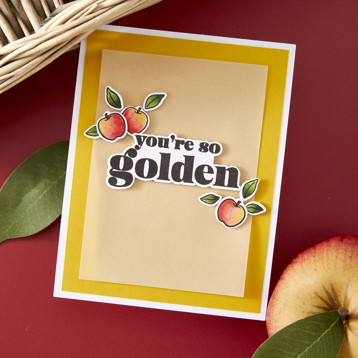 Hero Arts YOU’RE GOLDEN Stamp &amp; Cut Set