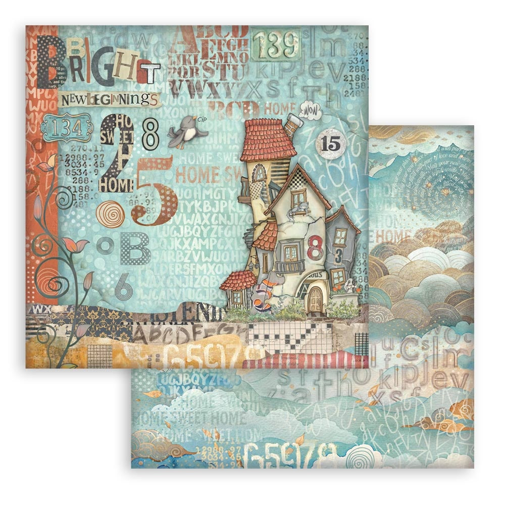 Stamperia FURRY FRIENDS 12”X12” Scrapbook Paper Pack