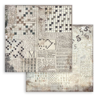 Stamperia Furry Friends BACKGROUNDS SELECTION 8"X8" Scrapbook Paper Pack