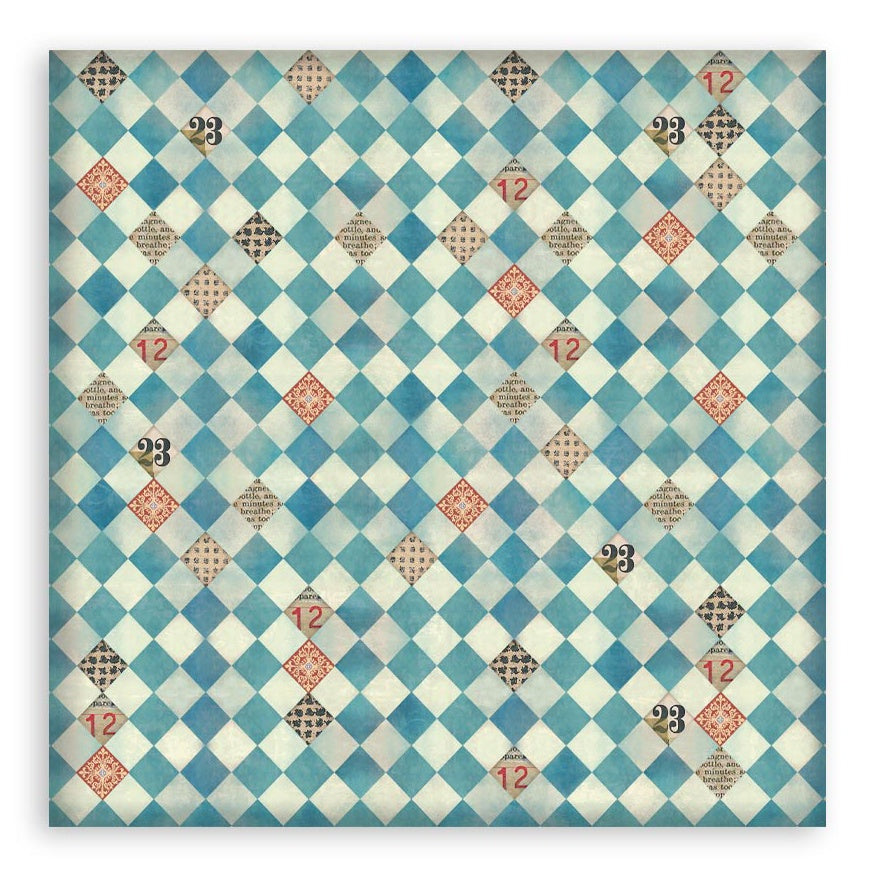 Stamperia Furry Friends BACKGROUNDS SELECTION 8"X8" Scrapbook Paper Pack