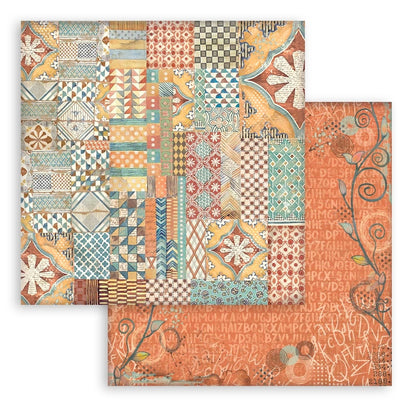 Stamperia Furry Friends BACKGROUNDS SELECTION 8"X8" Scrapbook Paper Pack