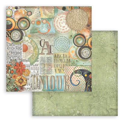 Stamperia Furry Friends BACKGROUNDS SELECTION 8"X8" Scrapbook Paper Pack