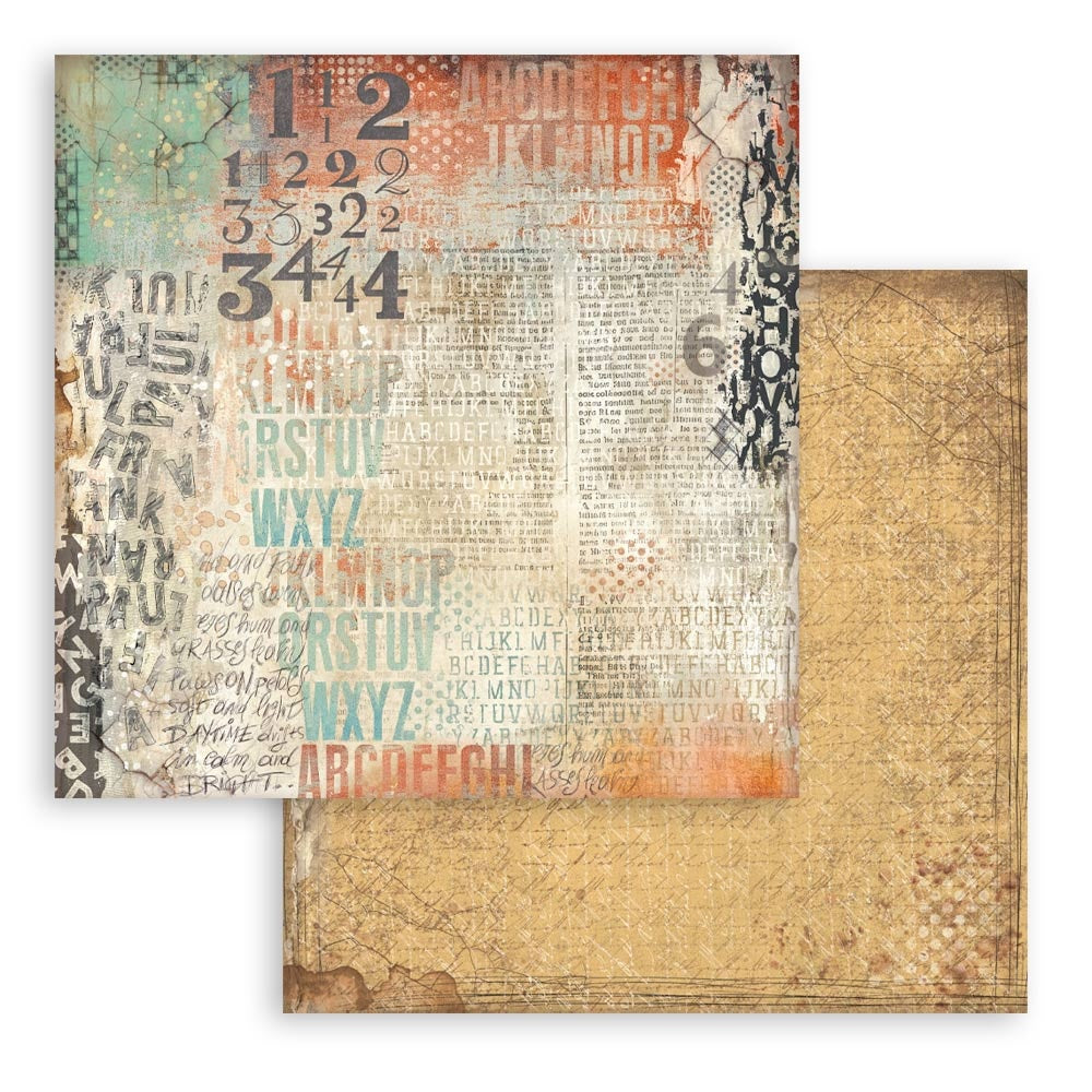 Stamperia Furry Friends BACKGROUNDS SELECTION 8"X8" Scrapbook Paper Pack