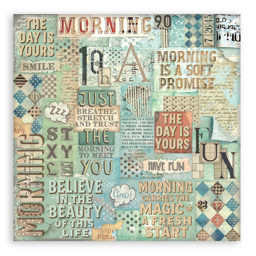 Stamperia Furry Friends MAXI PAD 12”X12” Scrapbook Paper Pack