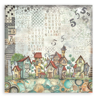 Stamperia Furry Friends MAXI PAD 12”X12” Scrapbook Paper Pack