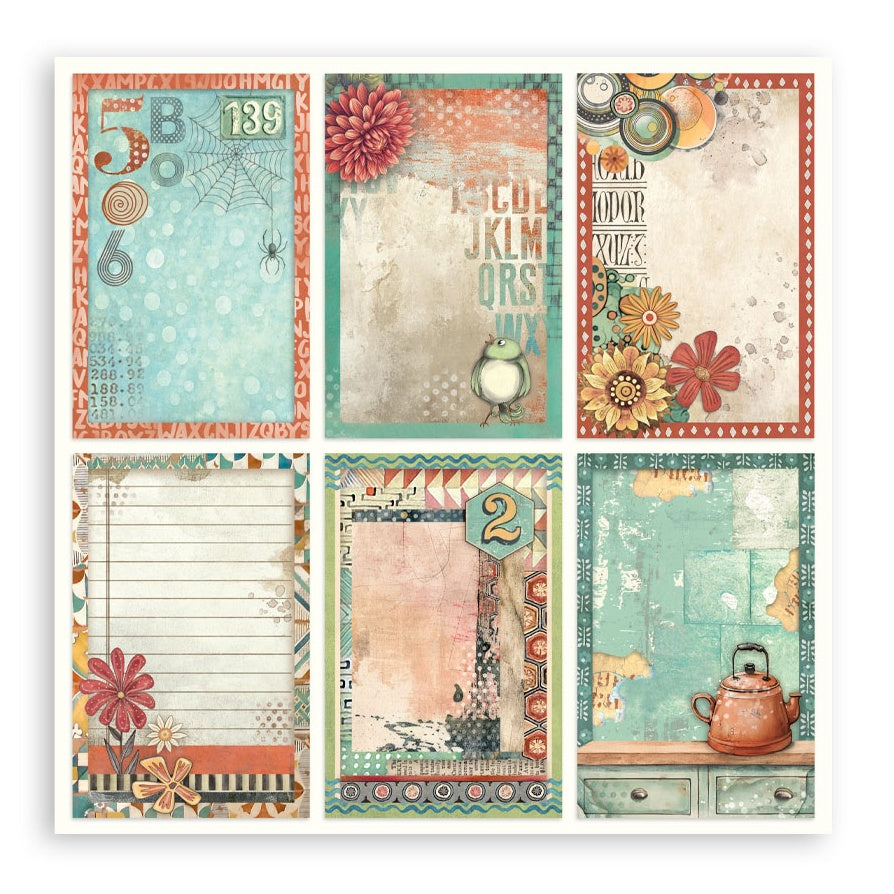 Stamperia Furry Friends MAXI PAD 12”X12” Scrapbook Paper Pack