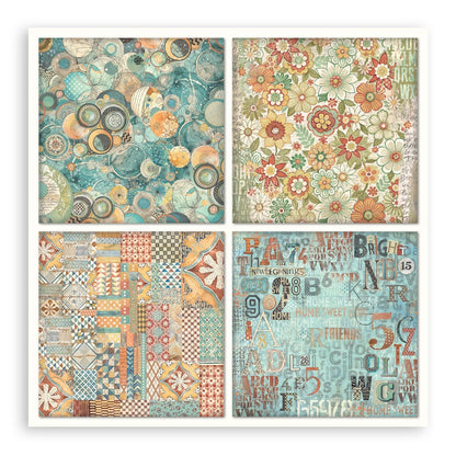 Stamperia Furry Friends MAXI PAD 12”X12” Scrapbook Paper Pack