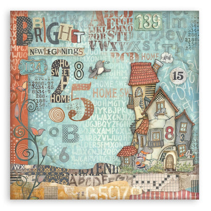 Stamperia Furry Friends MAXI PAD 12”X12” Scrapbook Paper Pack