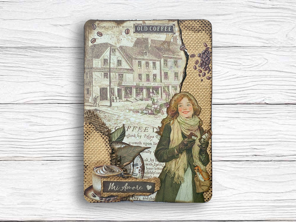 Stamperia COFFEE AND CHOCOLATE RUB ON Rubon Sheet