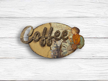 Stamperia COFFEE AND CHOCOLATE RUB ON Rubon Sheet