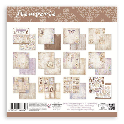 Stamperia QUIET DAYS 12"X12" Scrapbook Paper Pack