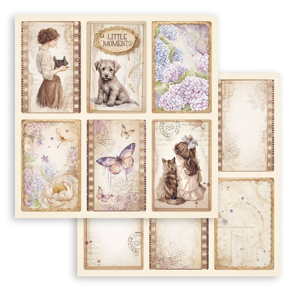 Stamperia QUIET DAYS 12"X12" Scrapbook Paper Pack