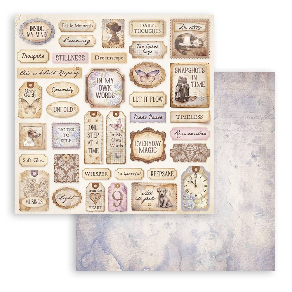 Stamperia QUIET DAYS 12"X12" Scrapbook Paper Pack
