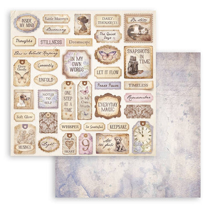 Stamperia QUIET DAYS 12"X12" Scrapbook Paper Pack