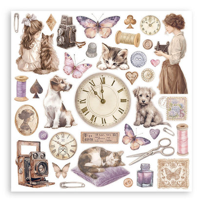 Stamperia QUIET DAYS 12"X12" Scrapbook Paper Pack