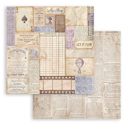 Stamperia QUIET DAYS 12"X12" Scrapbook Paper Pack
