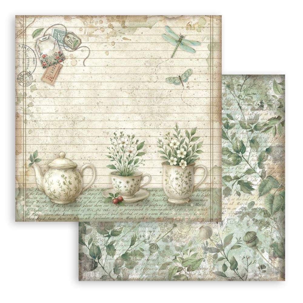 Stamperia HERBARIUM SILVAE 12X12 Scrapbook Paper