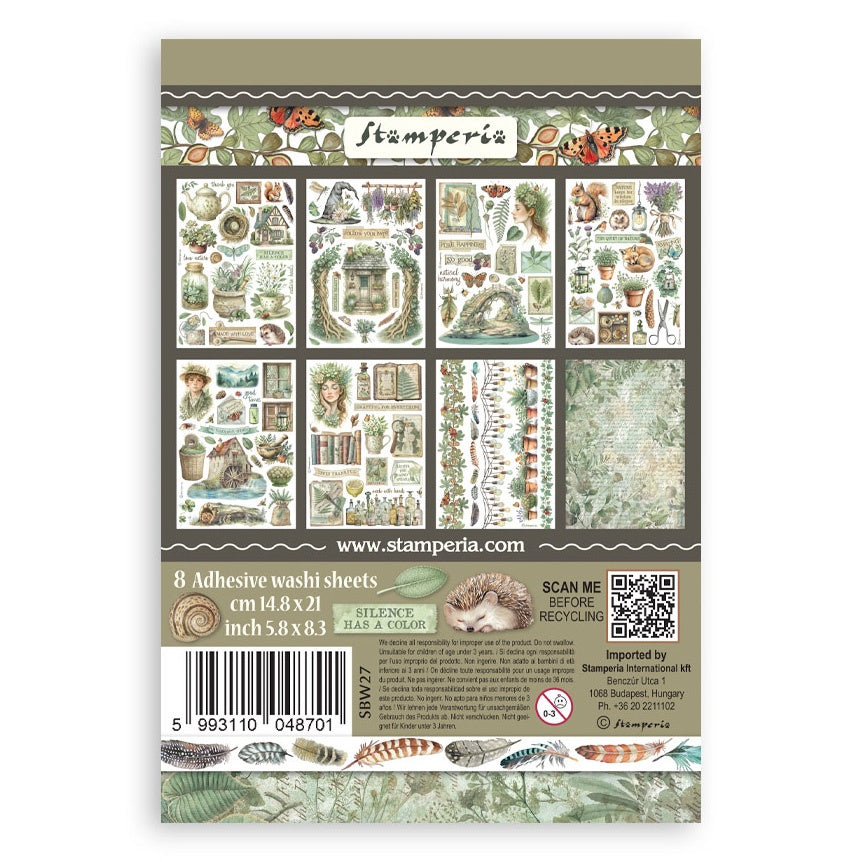 Stamperia HERBARIUM SILVAE Washi Pad