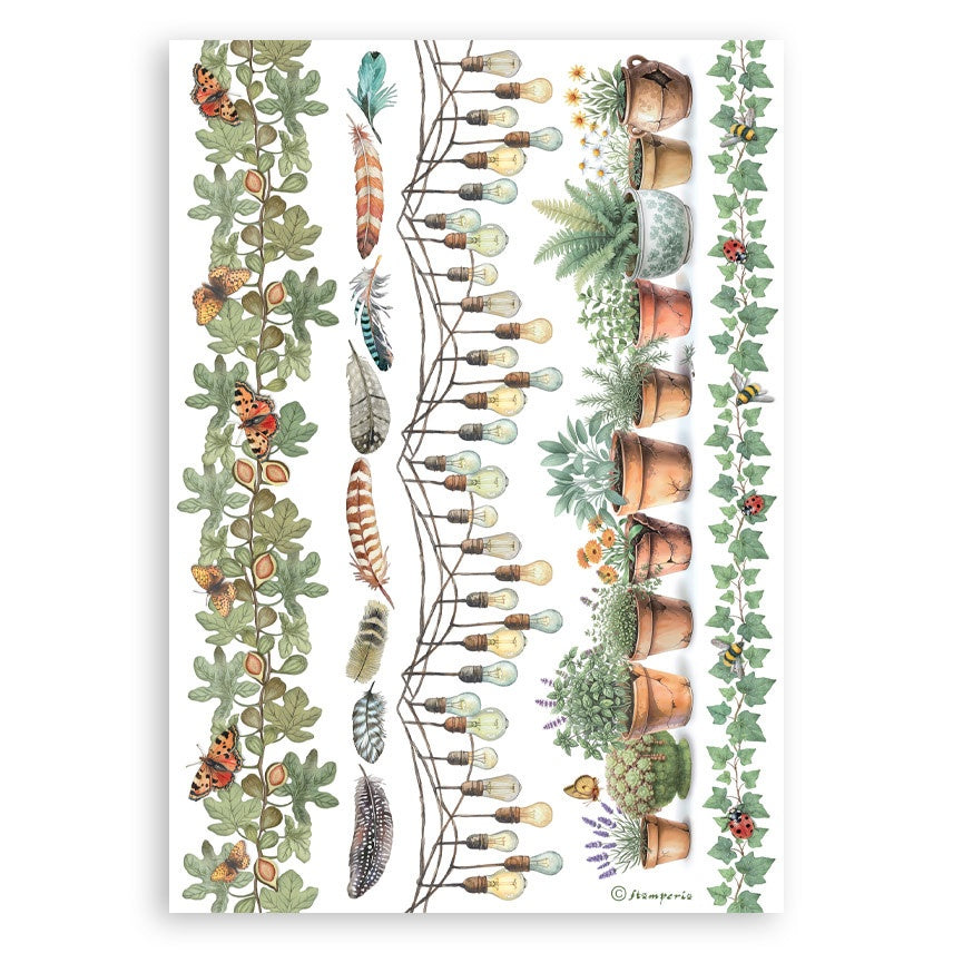 Stamperia HERBARIUM SILVAE Washi Pad