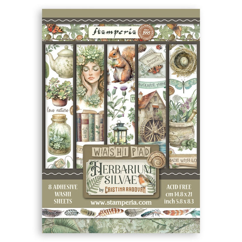 Stamperia HERBARIUM SILVAE Washi Pad