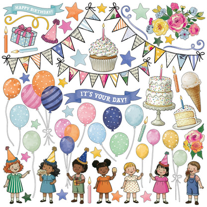 49 and Market IT’S YOUR DAY! 12”X12” All In One Kit 16pc