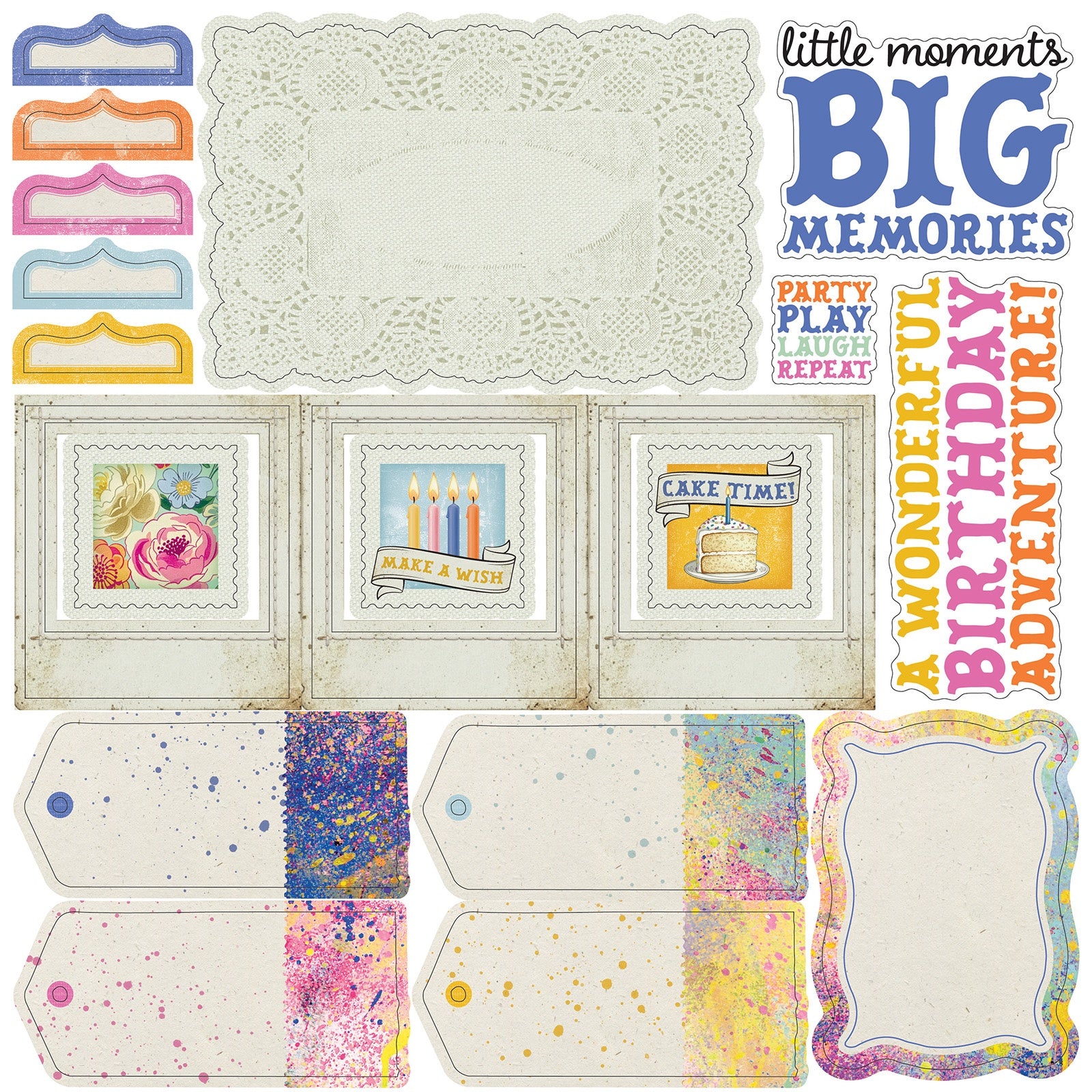 49 and Market IT’S YOUR DAY! 12”X12” All In One Kit 16pc