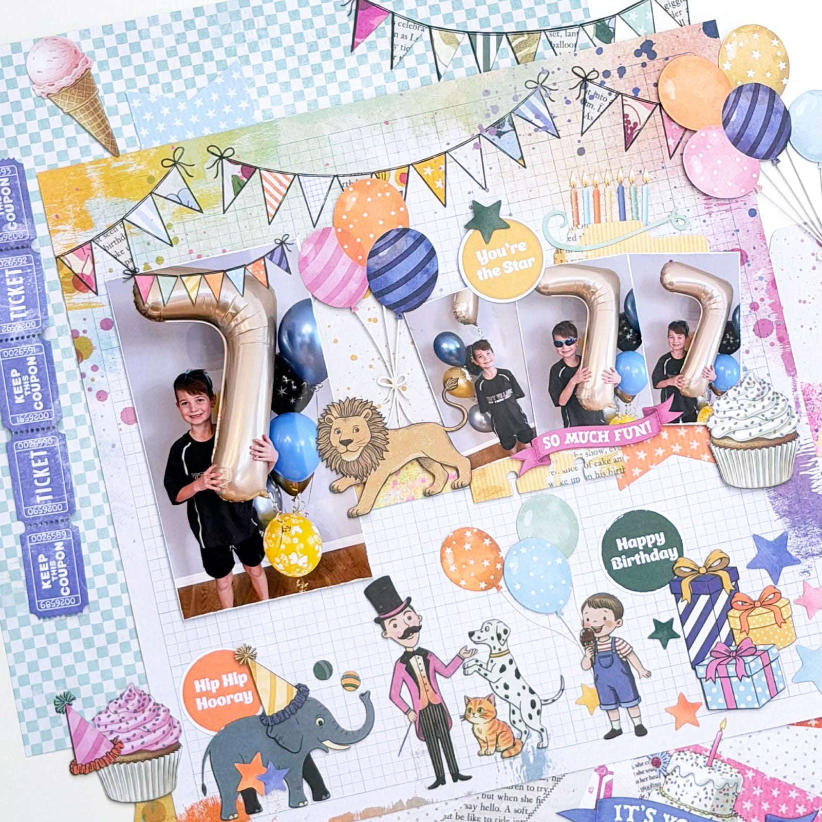 49 and Market IT’S YOUR DAY! 12”X12” All In One Kit 16pc