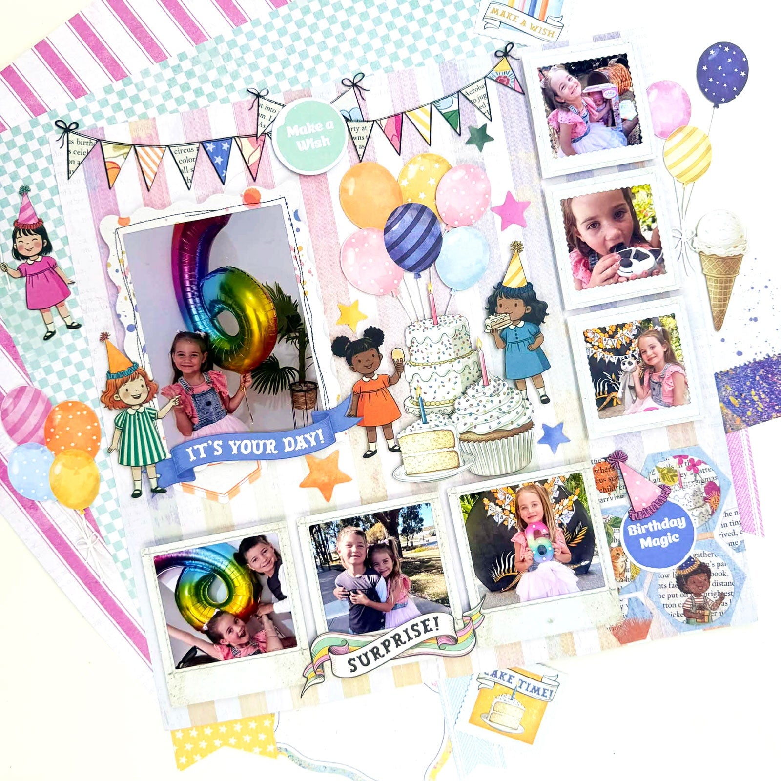 49 and Market IT’S YOUR DAY! 12”X12” All In One Kit 16pc