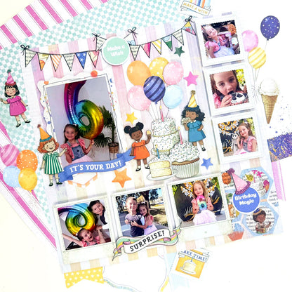 49 and Market IT’S YOUR DAY! 12”X12” All In One Kit 16pc