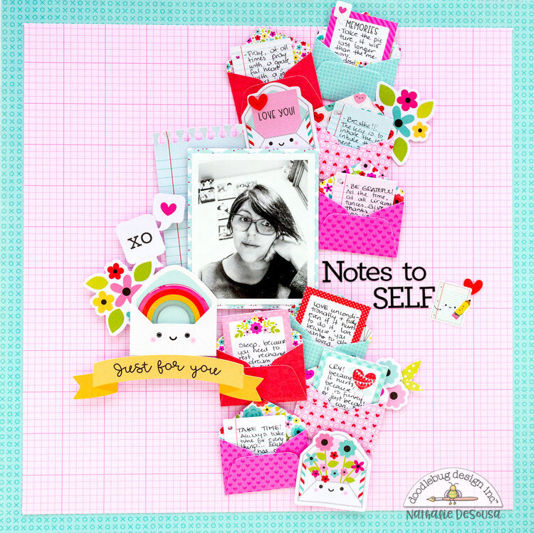 Doodlebug MY TYPE BEETLE BLACK Alphabet Stickers