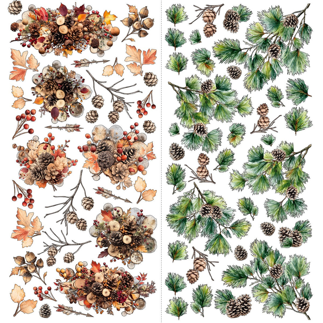 49 and Market TIMBER &amp; TWEED Laser Cut Floral Set 97pc