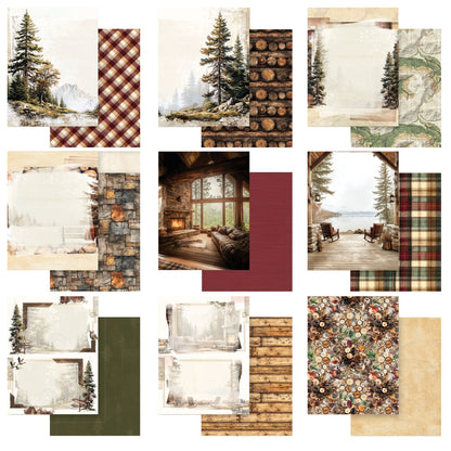 49 and Market TIMBER &amp; TWEED 6X8 Collection Paper Pack