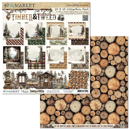 49 and Market TIMBER &amp; TWEED 12X12 Collection Paper Pack