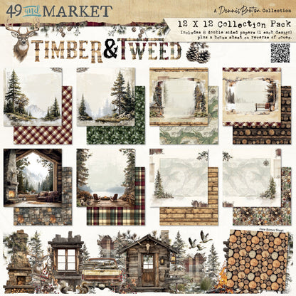 49 and Market TIMBER &amp; TWEED 12X12 Collection Paper Pack