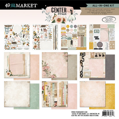 49 and Market CENTER STAGE 12”X12” All In One Kit 16pc