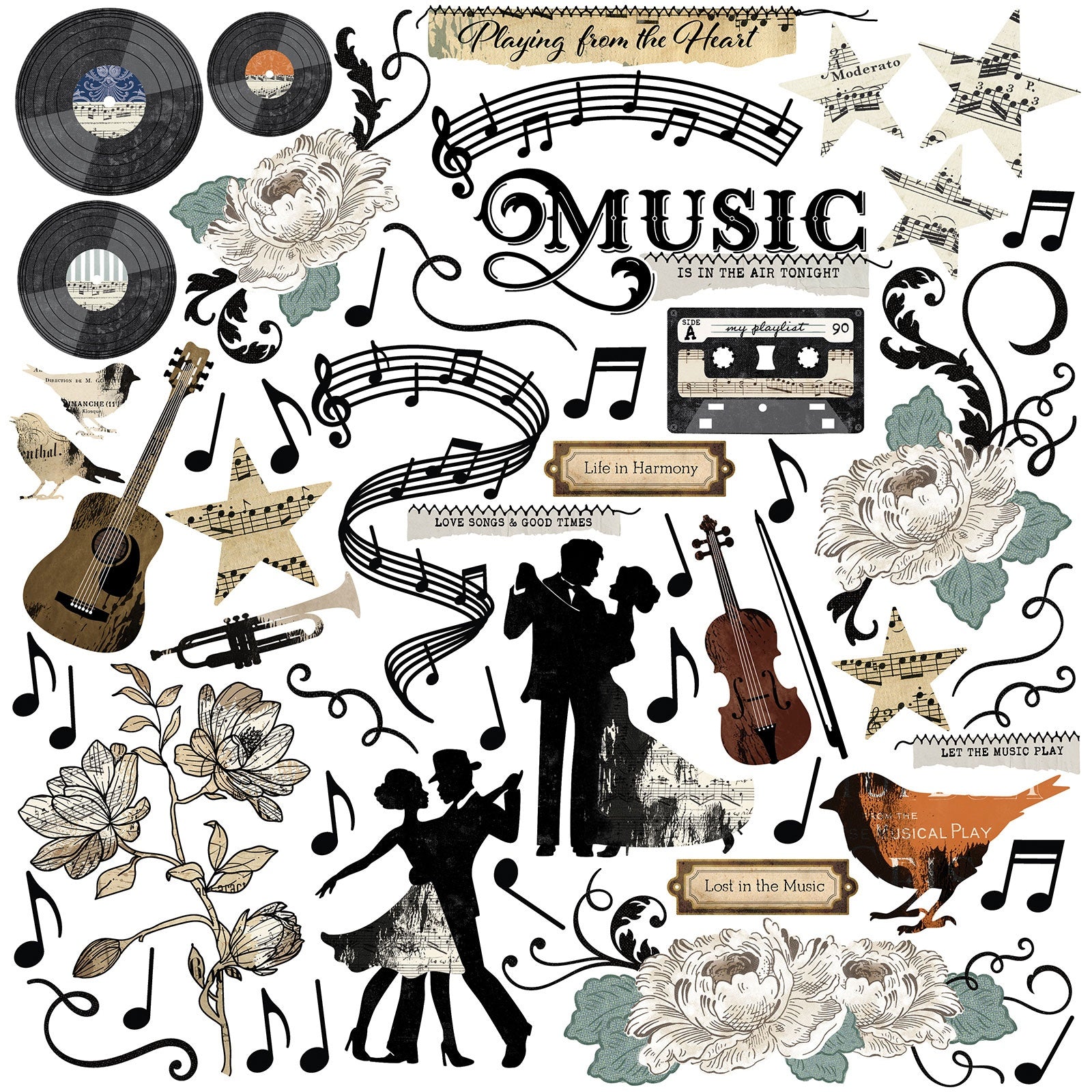 49 and Market PERFECT HARMONY 12”X12” All In One Kit 16pc