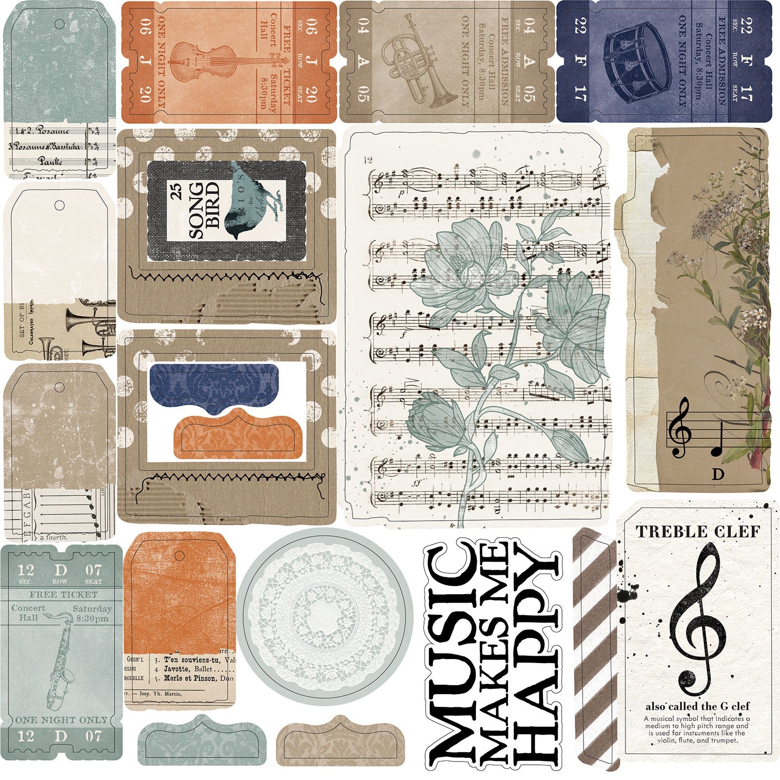 49 and Market PERFECT HARMONY 12”X12” All In One Kit 16pc
