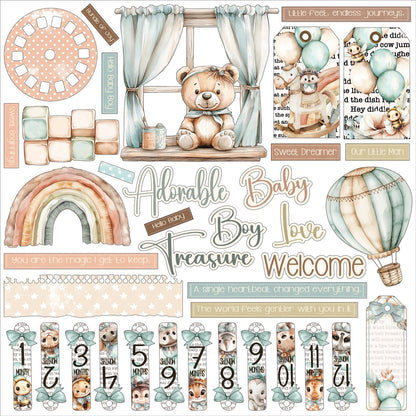 49 and Market LITTLE DREAMERS SPICE 12”X12” All In One Kit 16pc